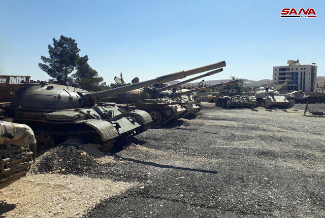 Syrian Forces Seize Large Number Of Battle Tanks, Weapons In Eastern Qalamoun (Photos)