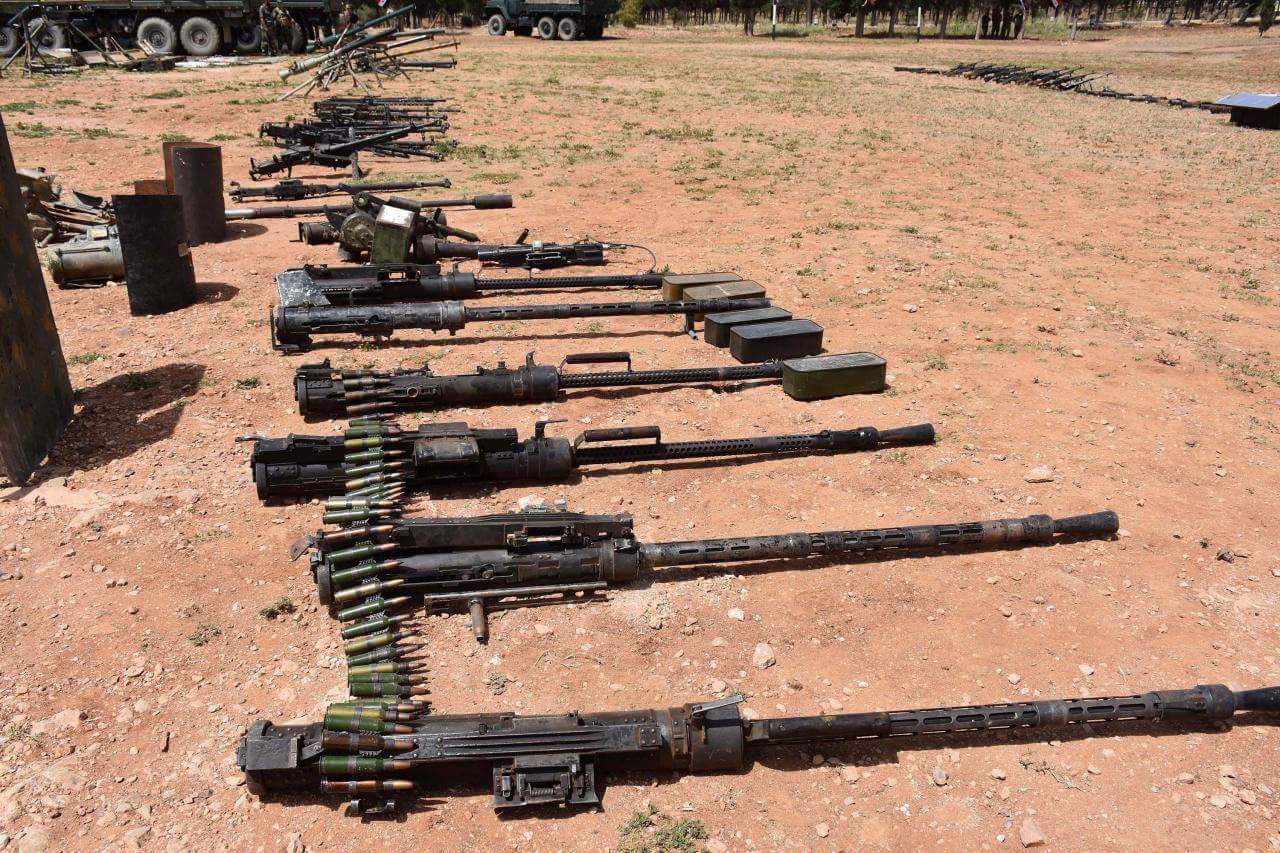 North Homs Militants Hand Over Anti-Aircraft And Anti-Tank Missiles To Syrian Army (Photos)