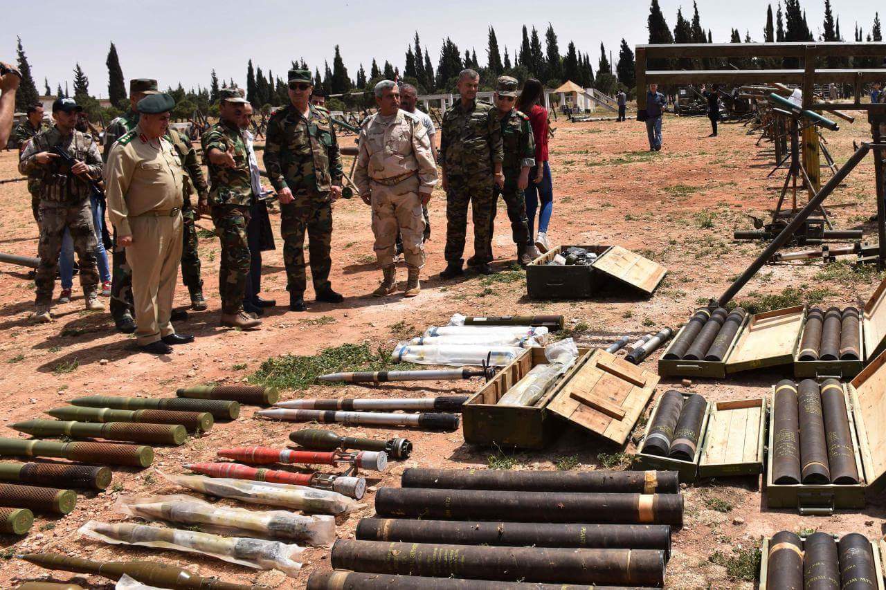 North Homs Militants Hand Over Anti-Aircraft And Anti-Tank Missiles To Syrian Army (Photos)