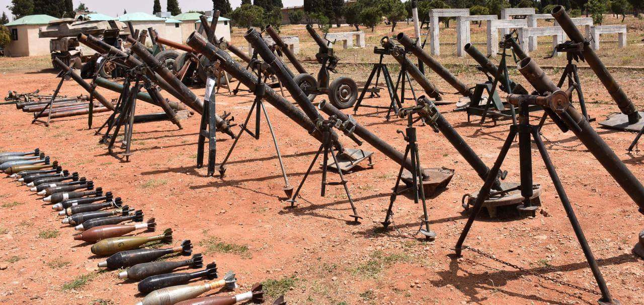 North Homs Militants Hand Over Anti-Aircraft And Anti-Tank Missiles To Syrian Army (Photos)