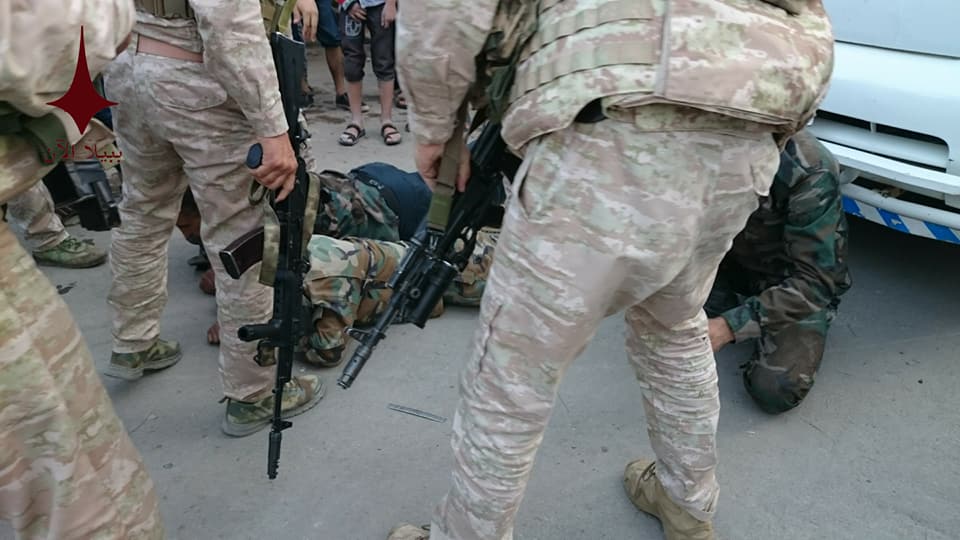 Russian Military Police Arrests Looters In Southern Damascus. Security Forces Strom Illegal Markets (Photos)