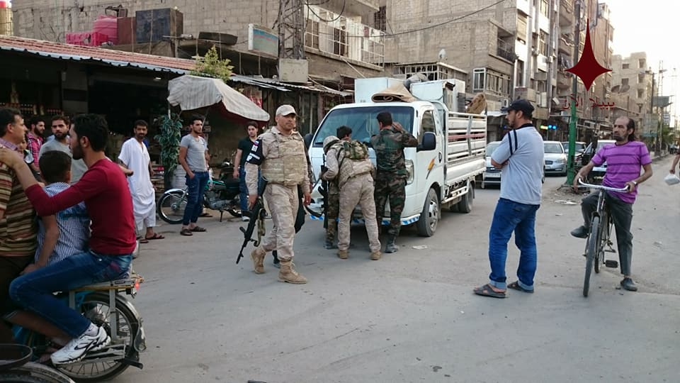 Russian Military Police Arrests Looters In Southern Damascus. Security Forces Strom Illegal Markets (Photos)