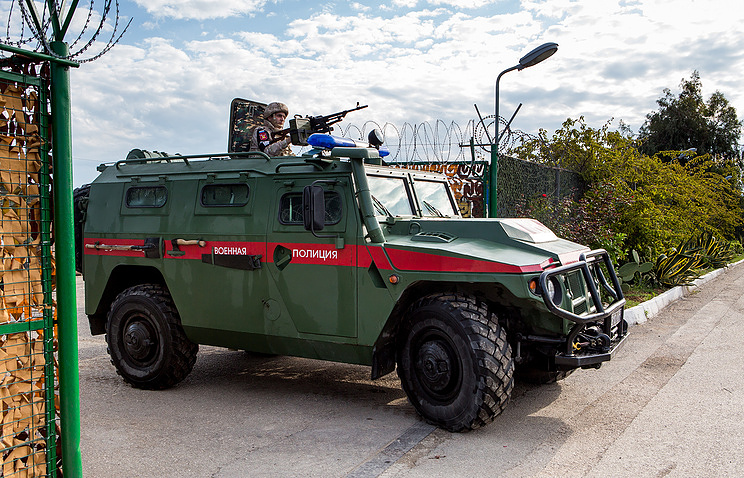 Russian Military Police Patrolling Liberated Districts In Southern Damascus