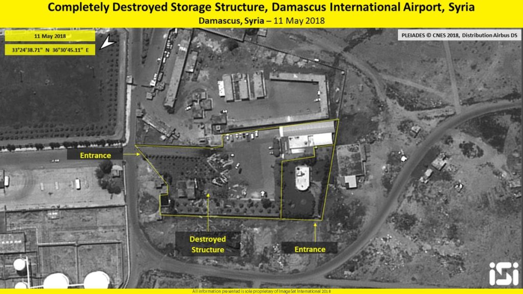 Satellite Imagery Show Damage Caused By Israeli Strikes To Government Forces' Positions In Damascus International Airport