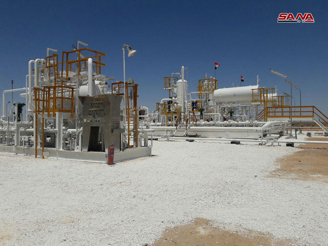 Syrian Government Relaunches Dabisan Gas Field In Raqqah Province (Photos)