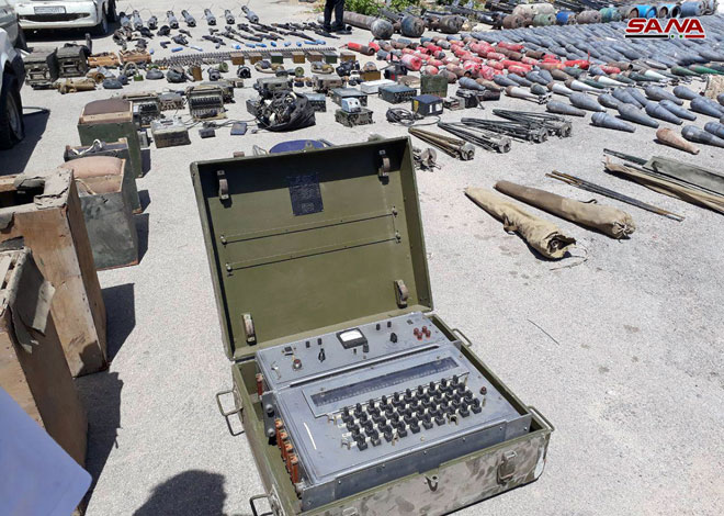 In Photos: Syrian Troops Recover Weapons, Medical Equipment From Liberated Areas In Southern Damascus