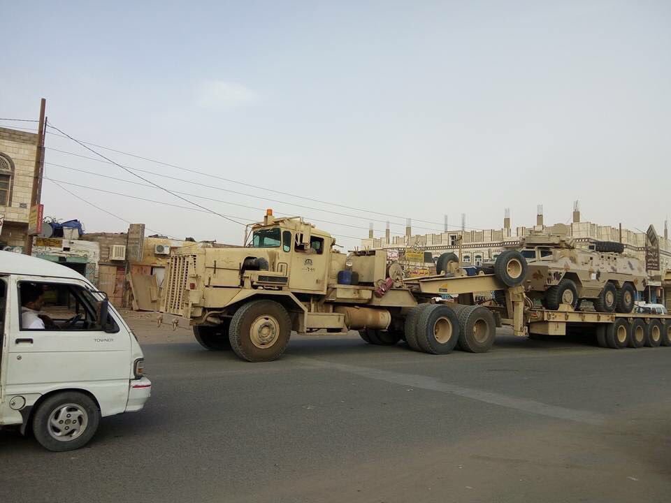 Saudi-led Coalition's Deliveries Of Armoured Vehicles To Its Allies In Yemen