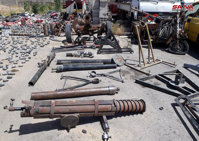 In Photos: Syrian Troops Recover Weapons, Medical Equipment From Liberated Areas In Southern Damascus