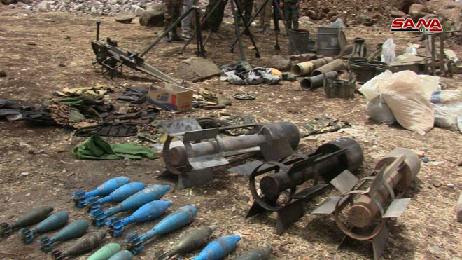 Syrian Forces Seize Large Amount Of Explosives, Weapons In Northern Homs (Photos)