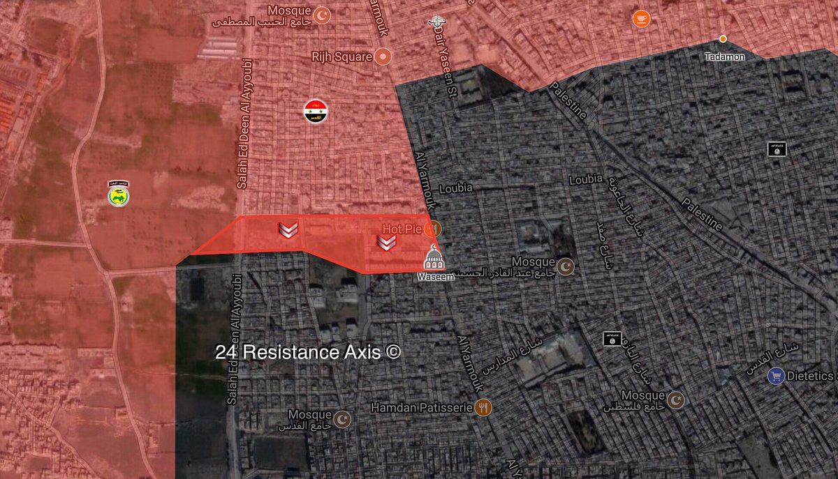 Syrian Army Regains More Areas From ISIS In Southern Damascus (Map, Videos)