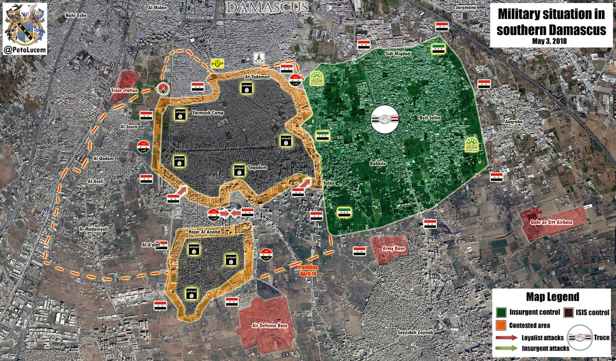 Syrian Army Regains More Areas From ISIS In Southern Damascus (Map, Videos)