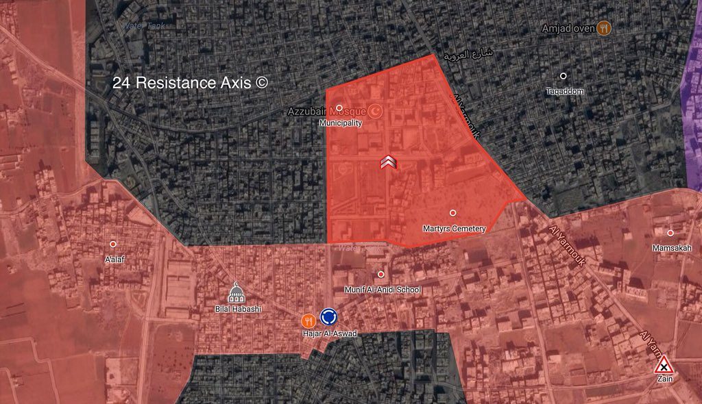 Overview Of Syrian Army's Operation In Southern Damascus On May 5, 2018 (Videos, Photos, Maps)