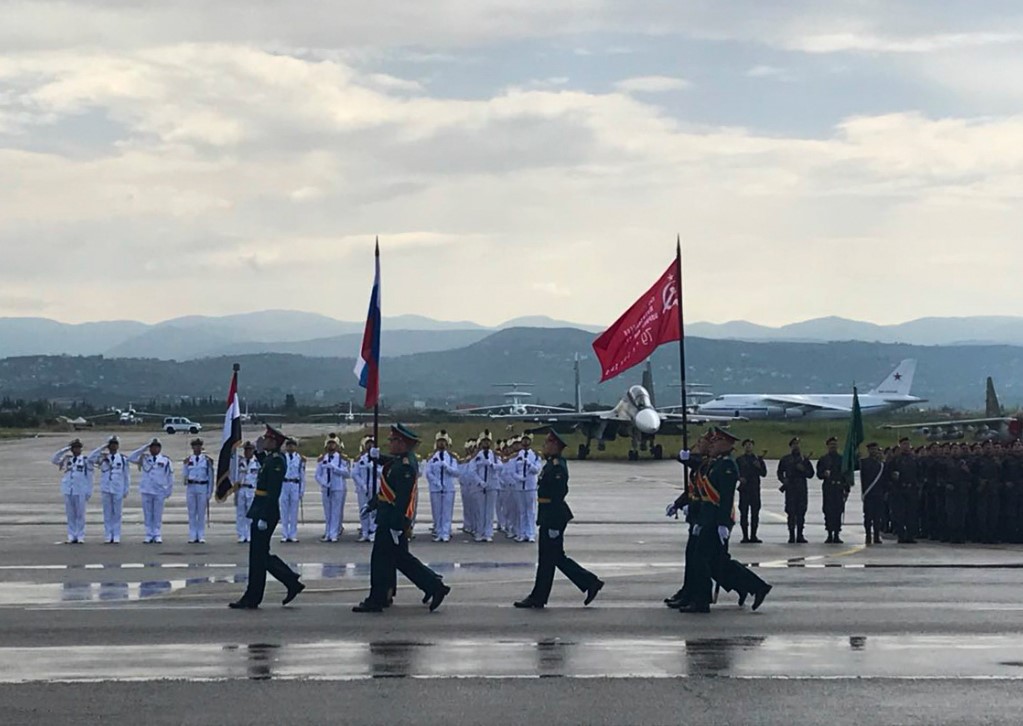 Photos, Video: Vicotry Day Military Parade At Russian Khmeimim Air Base In Syria