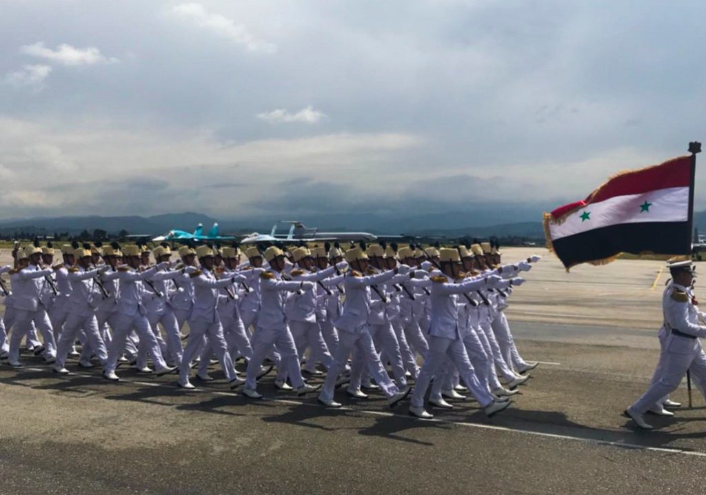 Photos, Video: Vicotry Day Military Parade At Russian Khmeimim Air Base In Syria