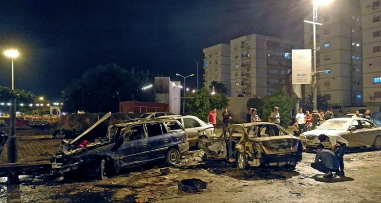 Booby-Trapped Car Targets Syrian Expo In Benghazi City (Photos)