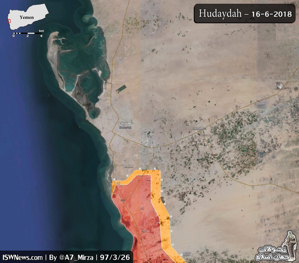 Houthis' Drones Bomb Saudi-led Coalition Troops Amid Clashes South Of Yemen's Hudaydah