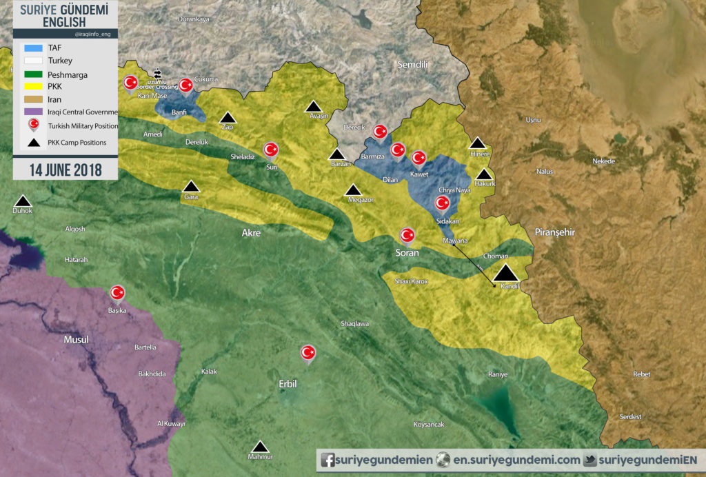 Turkey Has 11 'Temporary' Military Bases In Northern Iraq: Prime Minister