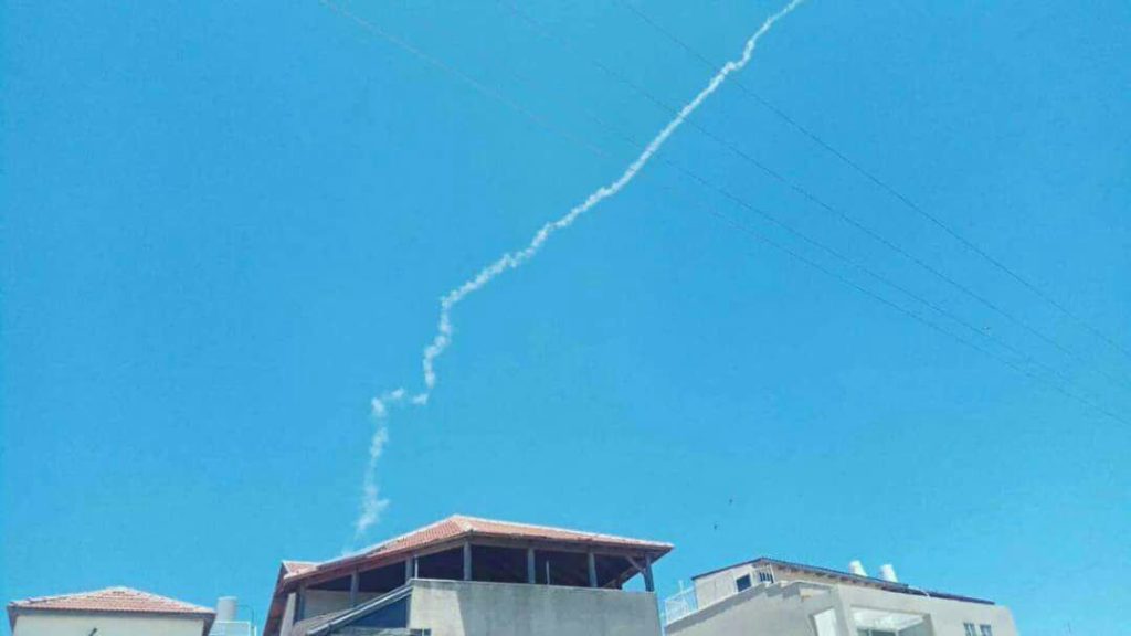 Israel's Patriot Air Defense System Launches Missile At UAV Near Contanct Line With Syria