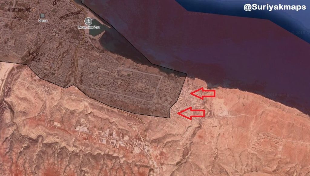 Libyan National Army Enters Sahal al-Sharqi District Of Derna (Photos, Map)