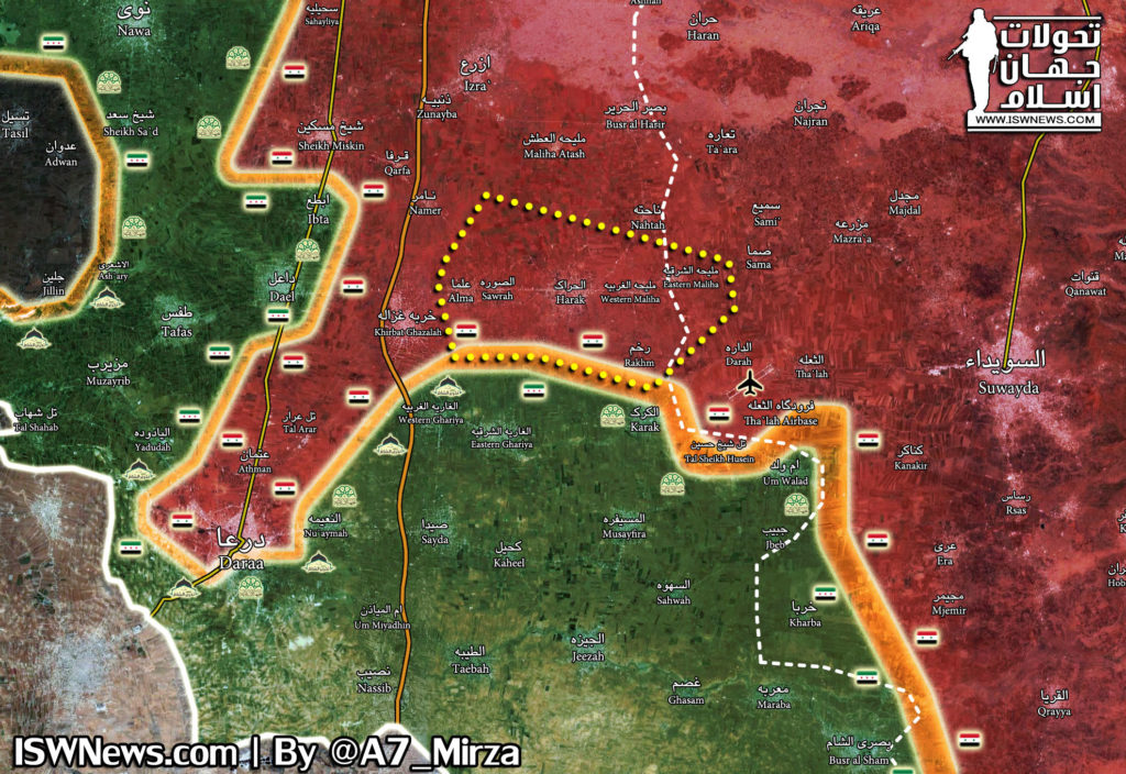 Tiger Forces, Their Allies Advance On Militants East Of Daraa City