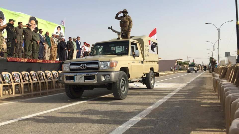 Iraqi Popular Mobilization Military Parade In Kirkuk City - Another Sign Of Group's Growing Influence