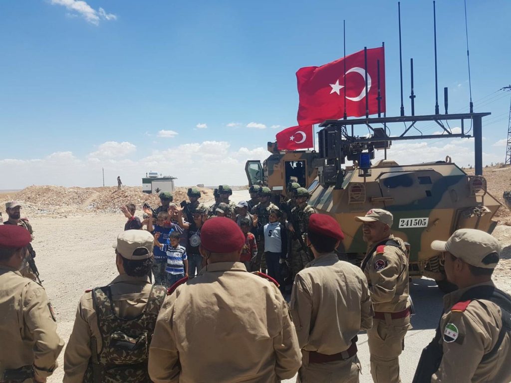 Turkish Military Patrol Entered Syria's Manbij Area Under Deal With U.S. (Photos, Video)