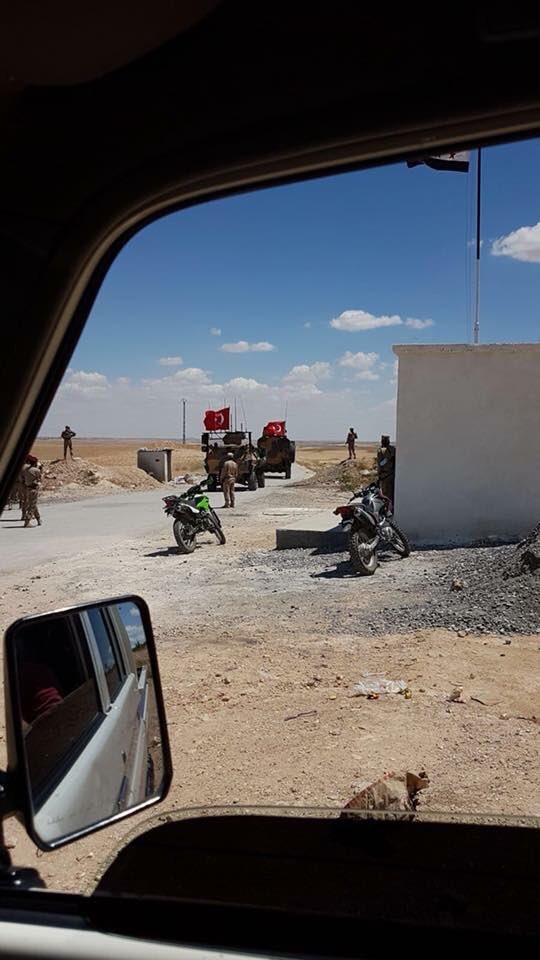 Turkish Military Patrol Entered Syria's Manbij Area Under Deal With U.S. (Photos, Video)