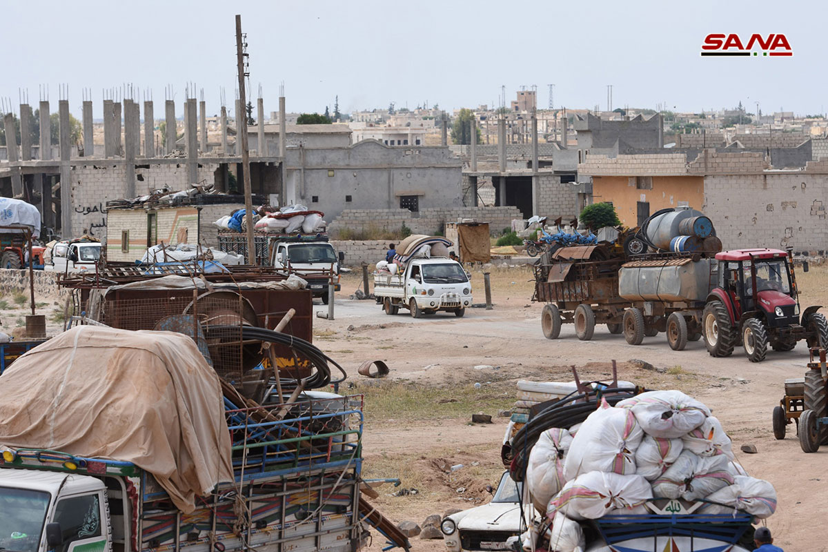 Hundreds Of Civilians Return To Their Villages Around Syria's Abu Duhur Airbase (Photos)