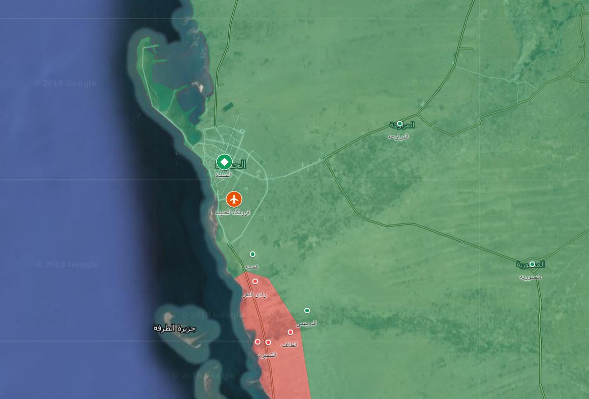 Saudi-led Coalition Captures New Positions South Of Al-Hudaydah Airport (Map, Video)