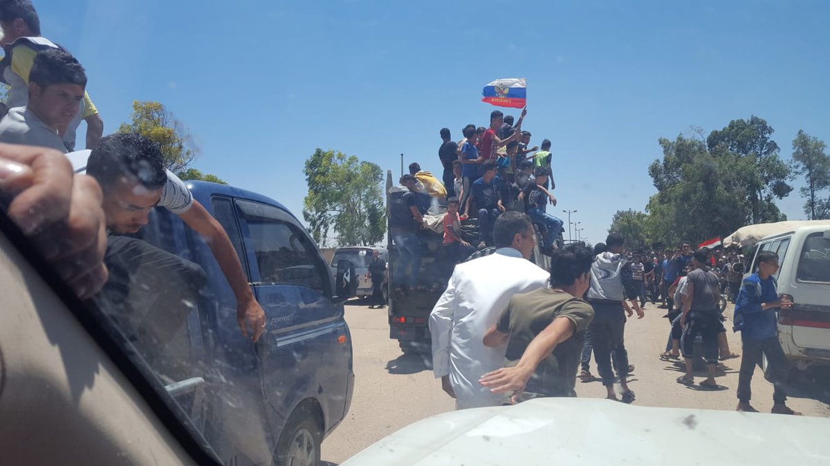 Two Key Towns Join Reconciliation In Western Daraa As Protests Erupts All Over Rebel-Held Areas (Photos, Video)