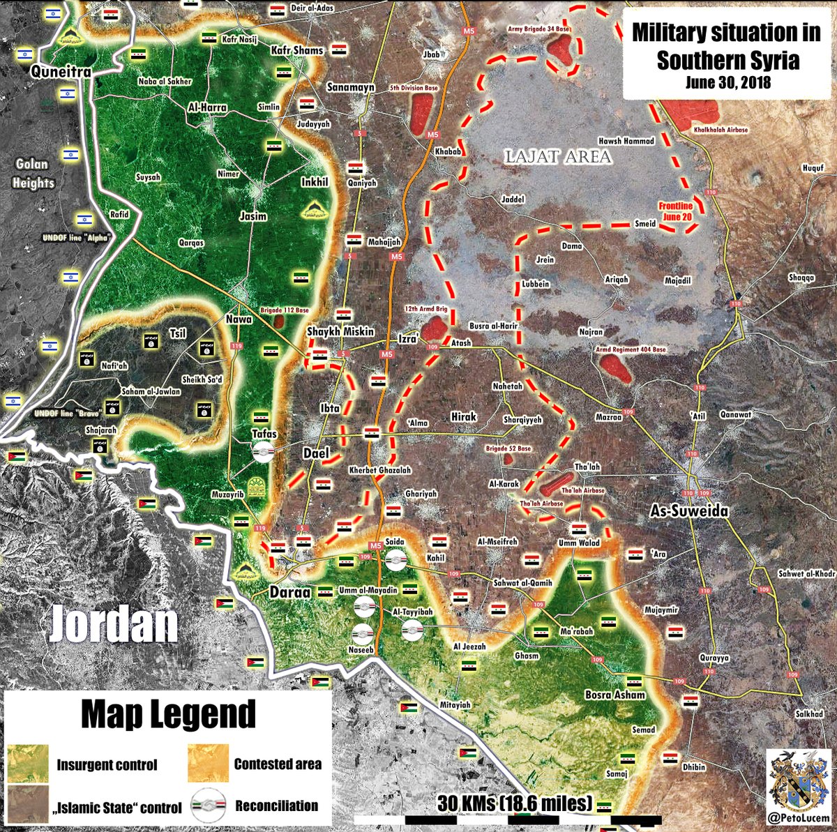 Syrian Military Continues Its Advance In Eastern Daraa, Captures More Villages And Towns (Map)