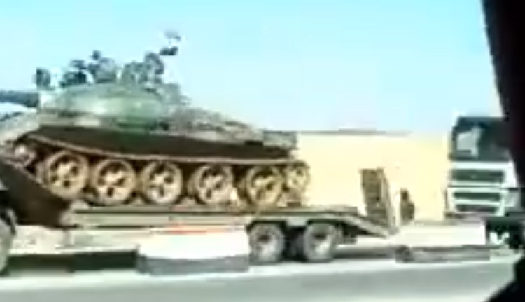 Video: Massive Government Convoy Including Battle Tanks And Artillery Is Heading To Daraa Ahead Of Expected Offensive