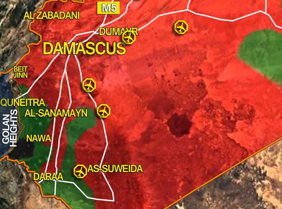 Syrian Army Attacks Militants' Positions Northeast Of Daraa (Maps)