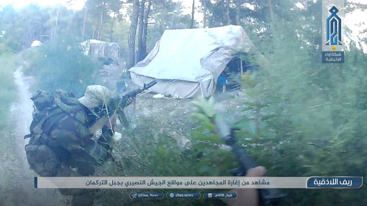 Hay’at Tahrir Al-Sham Elite Forces Attack Syrian Army Position In Northern Lattakia (Photos)