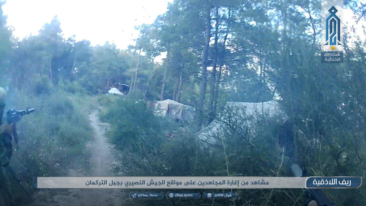 Hay’at Tahrir Al-Sham Elite Forces Attack Syrian Army Position In Northern Lattakia (Photos)