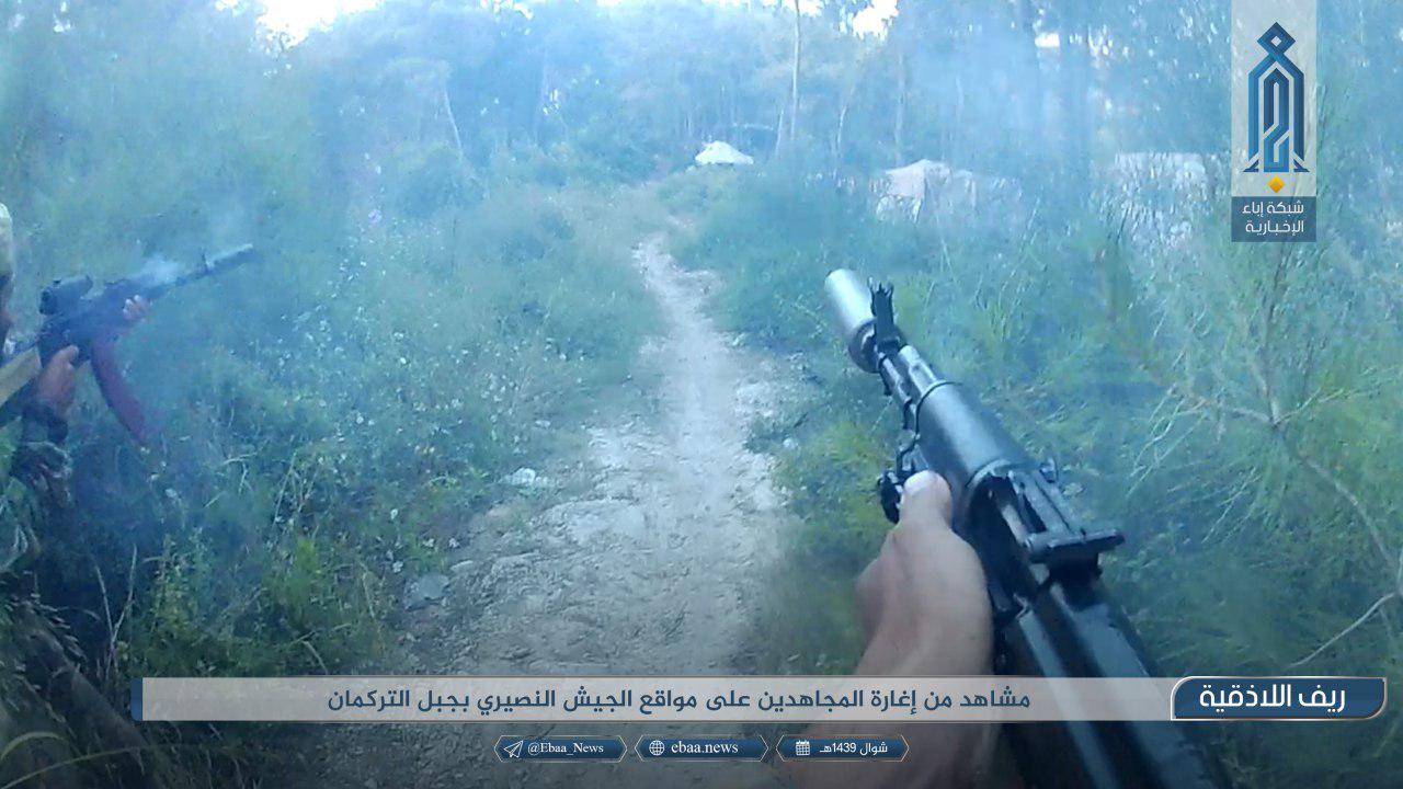 Hay’at Tahrir Al-Sham Elite Forces Attack Syrian Army Position In Northern Lattakia (Photos)