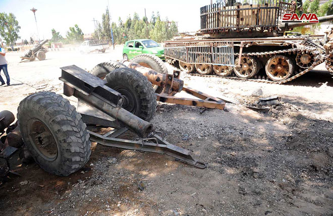 Free Syrian Army Hands Over More Heavy Weapons In Daraa City (Photos)