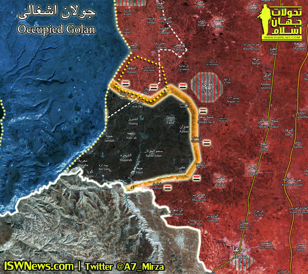 Syrian Forces Liberate Six Settlements From ISIS East Of Golan Heights (Map)