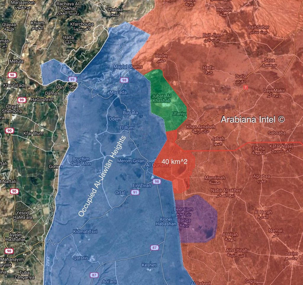 In Maps: Syrian Army Establishes Full Control Of Quneitral City, Nearby Points