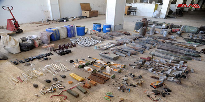 Governemnt Forces Capture Weapons Left Behind By ISIS In Villages Of Babila, Yalda and Beit Sahem In Southern Syria (Photos)