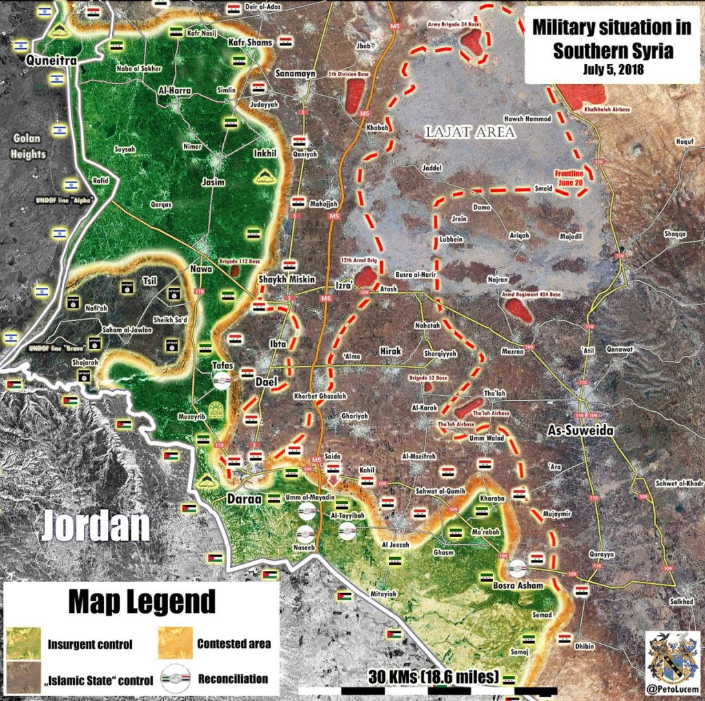 Tiger Forces Resume Their Advance In Daraa Province Securing Another Town (Map)