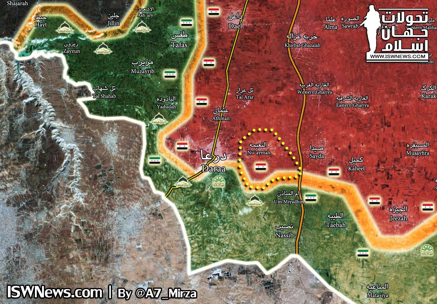 Government Forces Isolated Militant-held Part Of Daraa City From ...