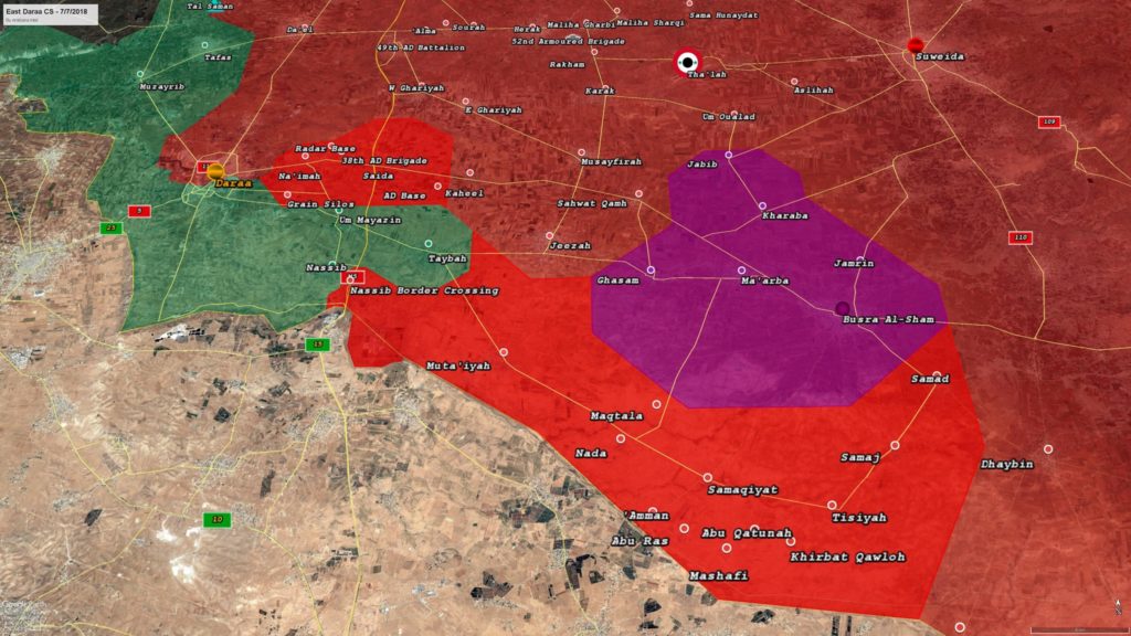 Government Forces Liberated 520km2 From Militants In Southern Syria (Maps)