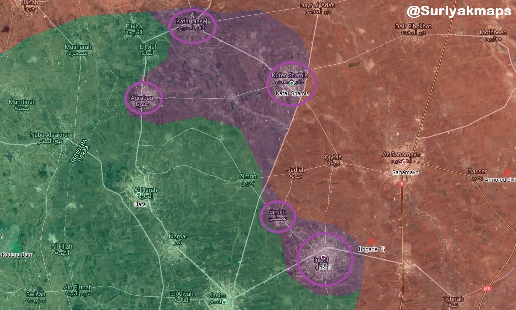 Government Forces Are About To Liberate Entire Daraa Province After Series Of Reconciliation Deals And Advances (Maps)