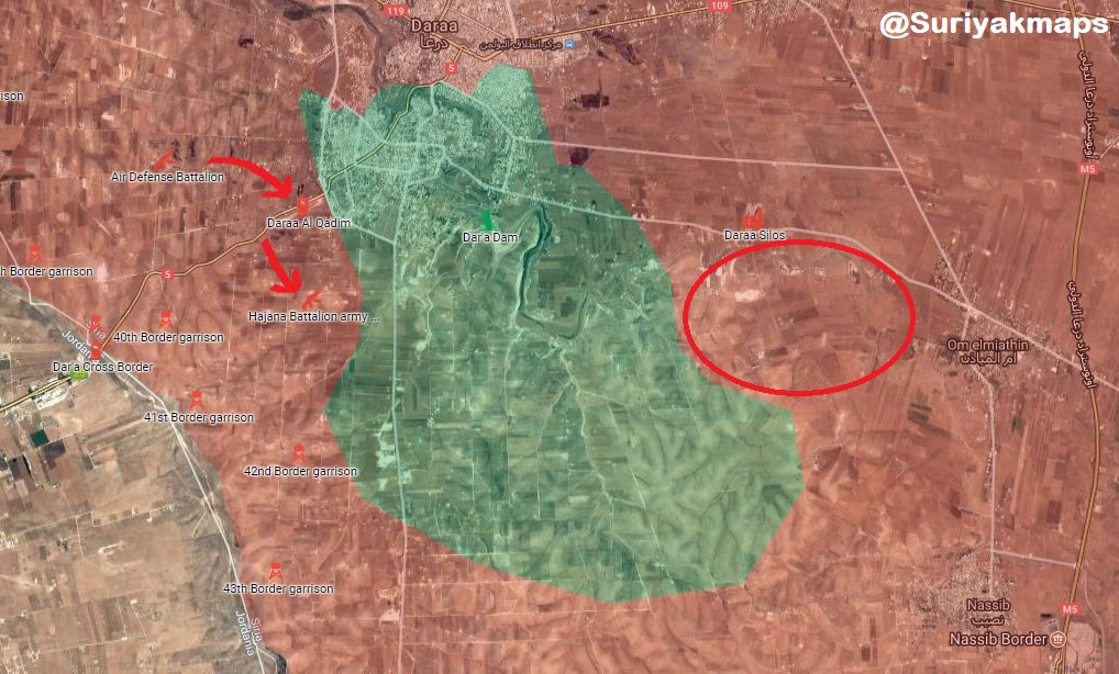 In Maps: Military Situation In Daraa Province Amid Ongoing Syrian Army Advance Against Militants