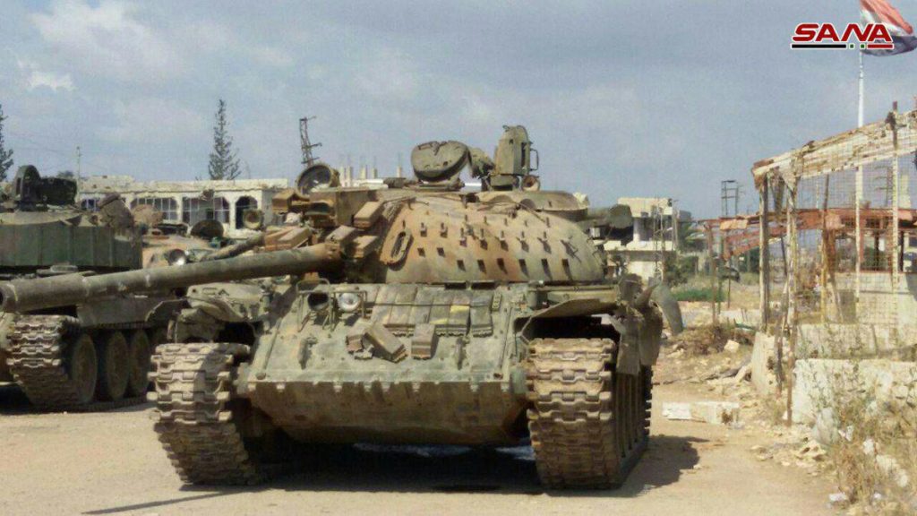 Army Receives 7 Battle Tanks, Other Equipment From Militants In Daraa Province (Photos)