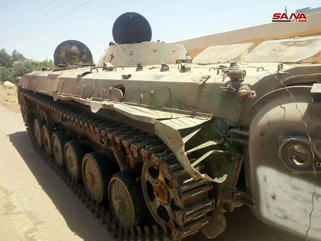 More Heavy Weapons Handed Over To Syrian Military In Bosra Al-Sham (Photos)