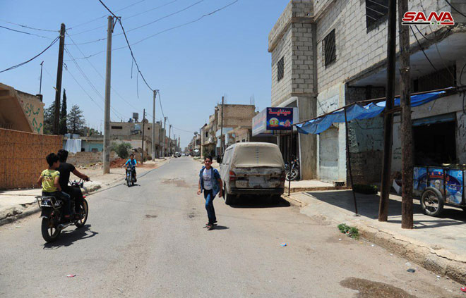 Over 30,000 People Return To Da’el In Daraa Province After Syrian Forces Restore Security There