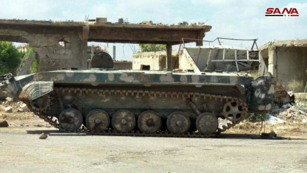 Army Receives 7 Battle Tanks, Other Equipment From Militants In Daraa Province (Photos)