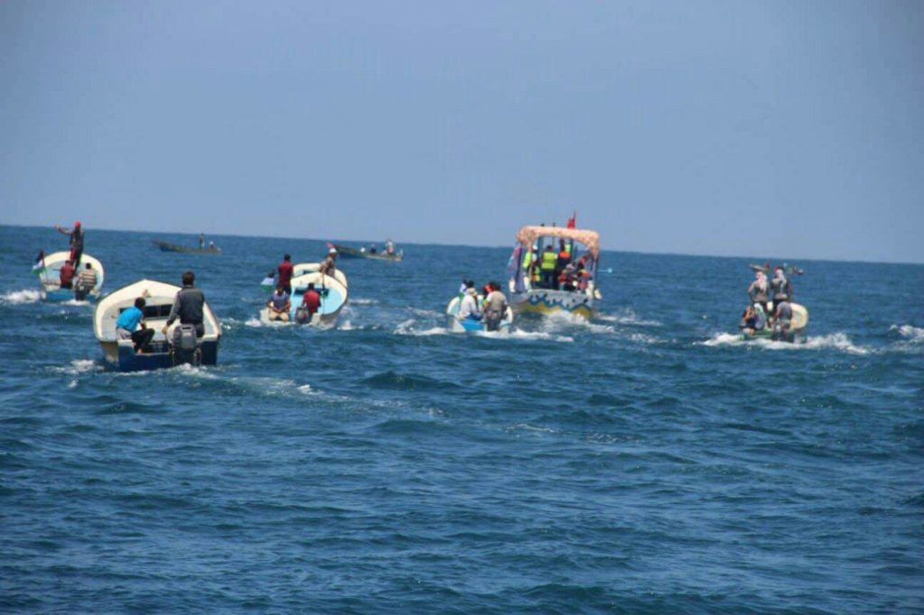 In Photos: Palestinians Set Another Flotilia To Sail From Gaza In Protest Against Israeli Blockade